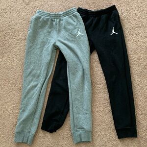 Set of two youth large Nike Jordan sweatpants/joggers